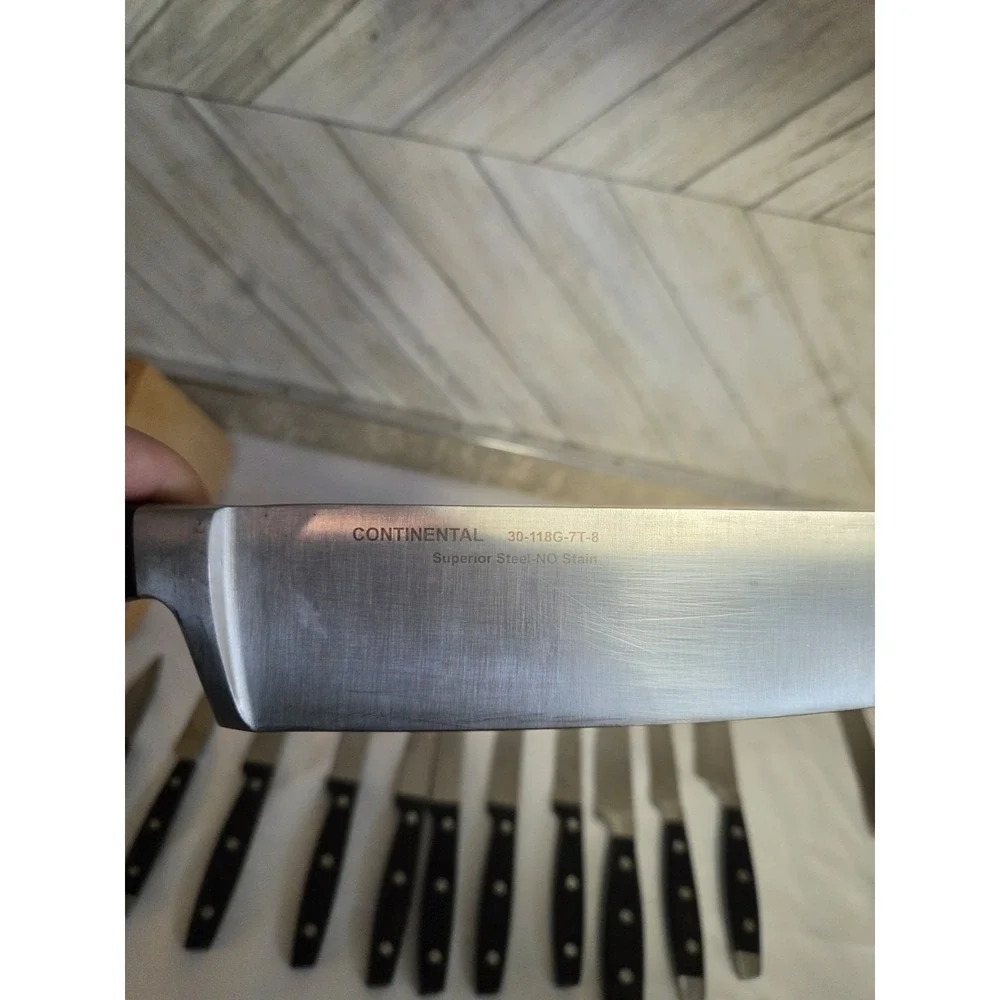 14-Piece Stainless Steel Knife Set with Storage Block Hampton Forge